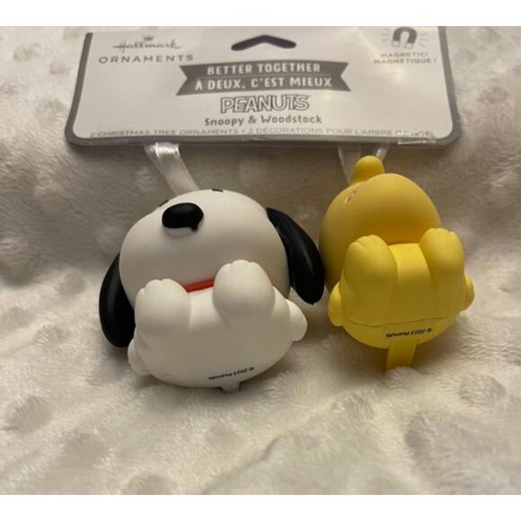 Hallmark Snoopy & Woodstock Magnetic Ornaments- Hard to Find-NEW - Picture 3 of 5